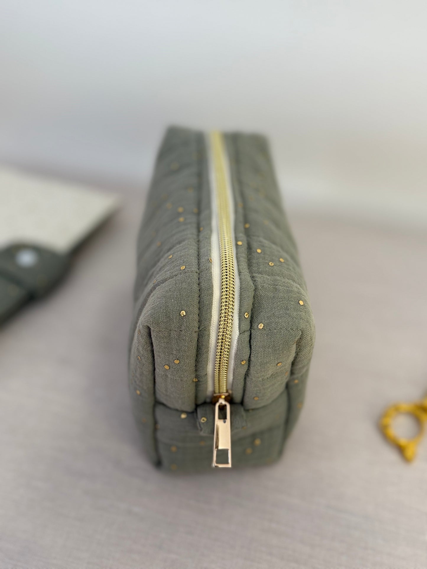 Trousse de toilette en double gaze