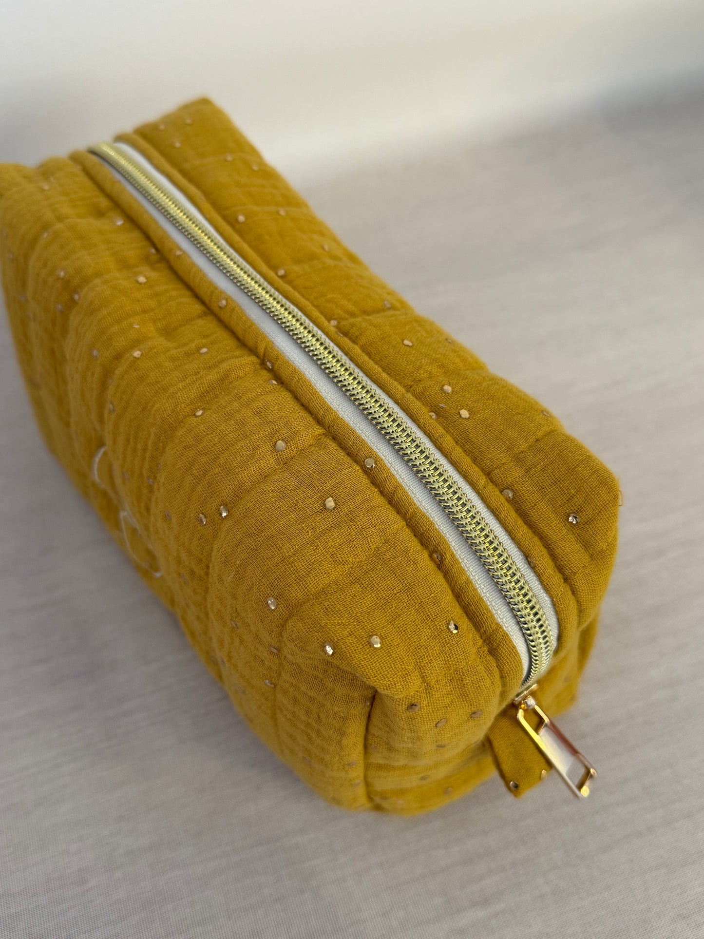 Trousse de toilette en double gaze