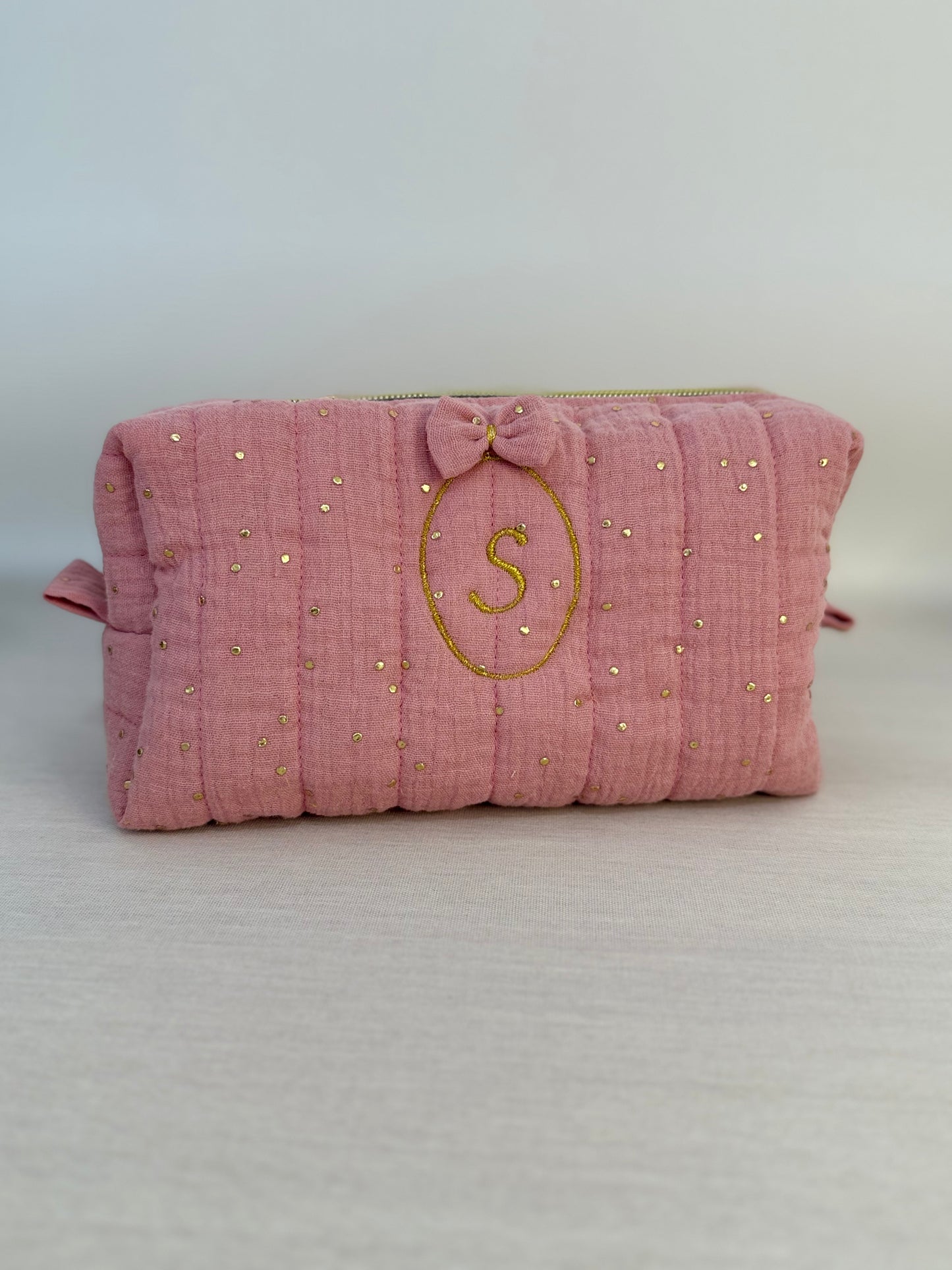 Trousse de toilette en double gaze