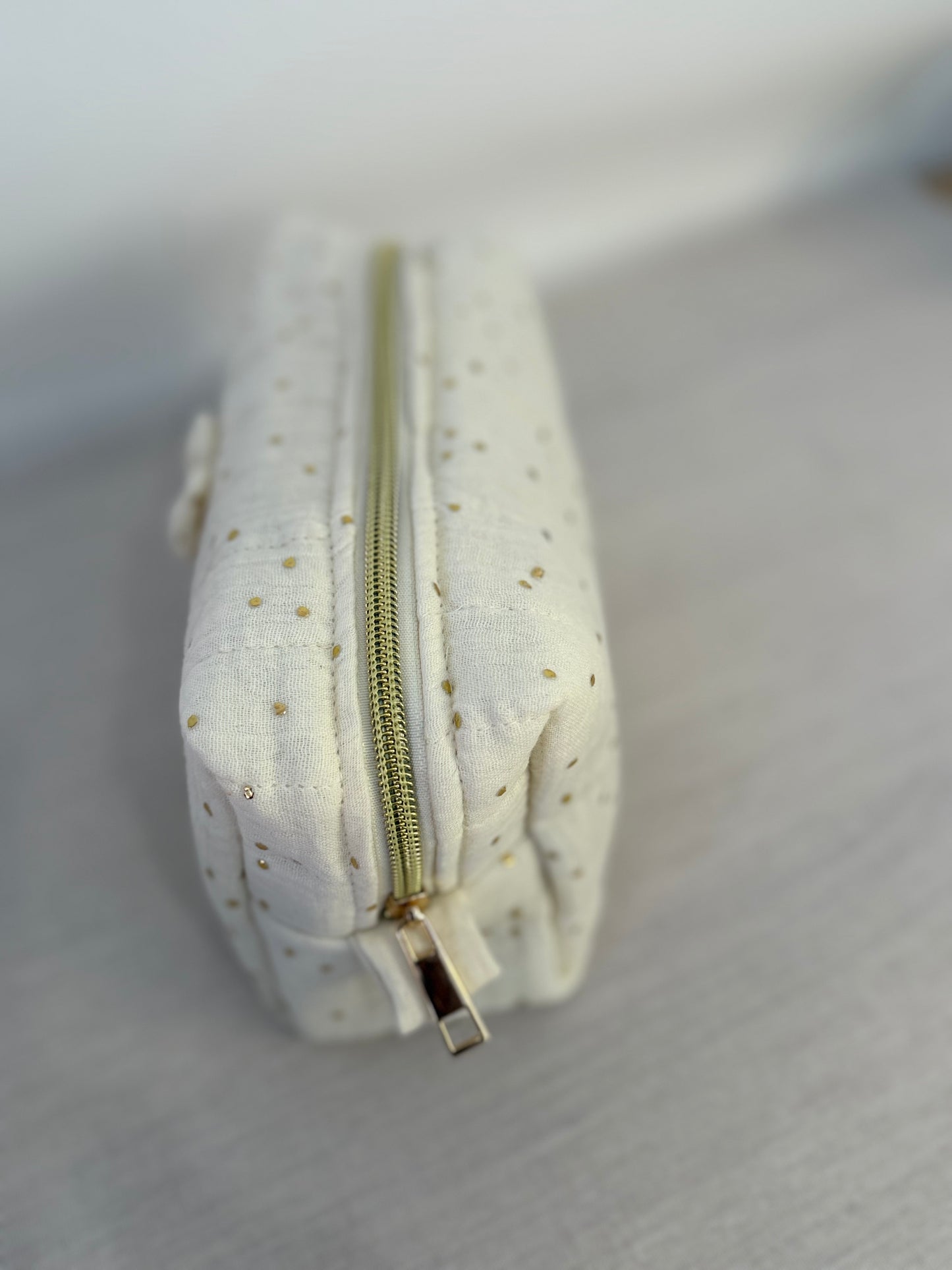 Trousse de toilette en double gaze