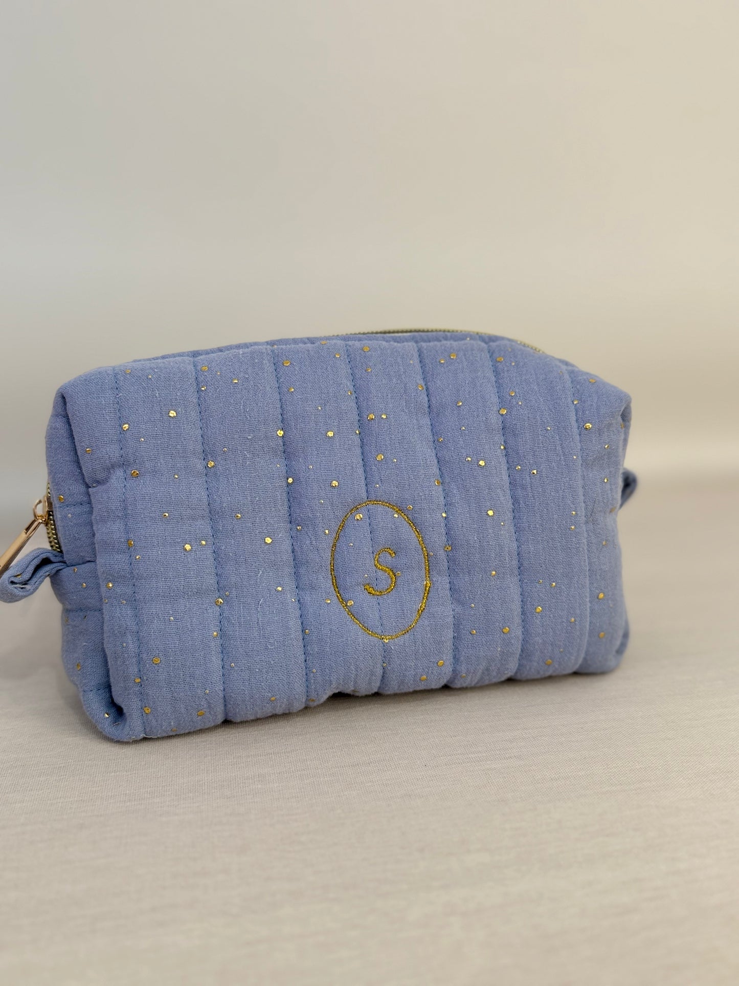 Trousse de toilette en double gaze