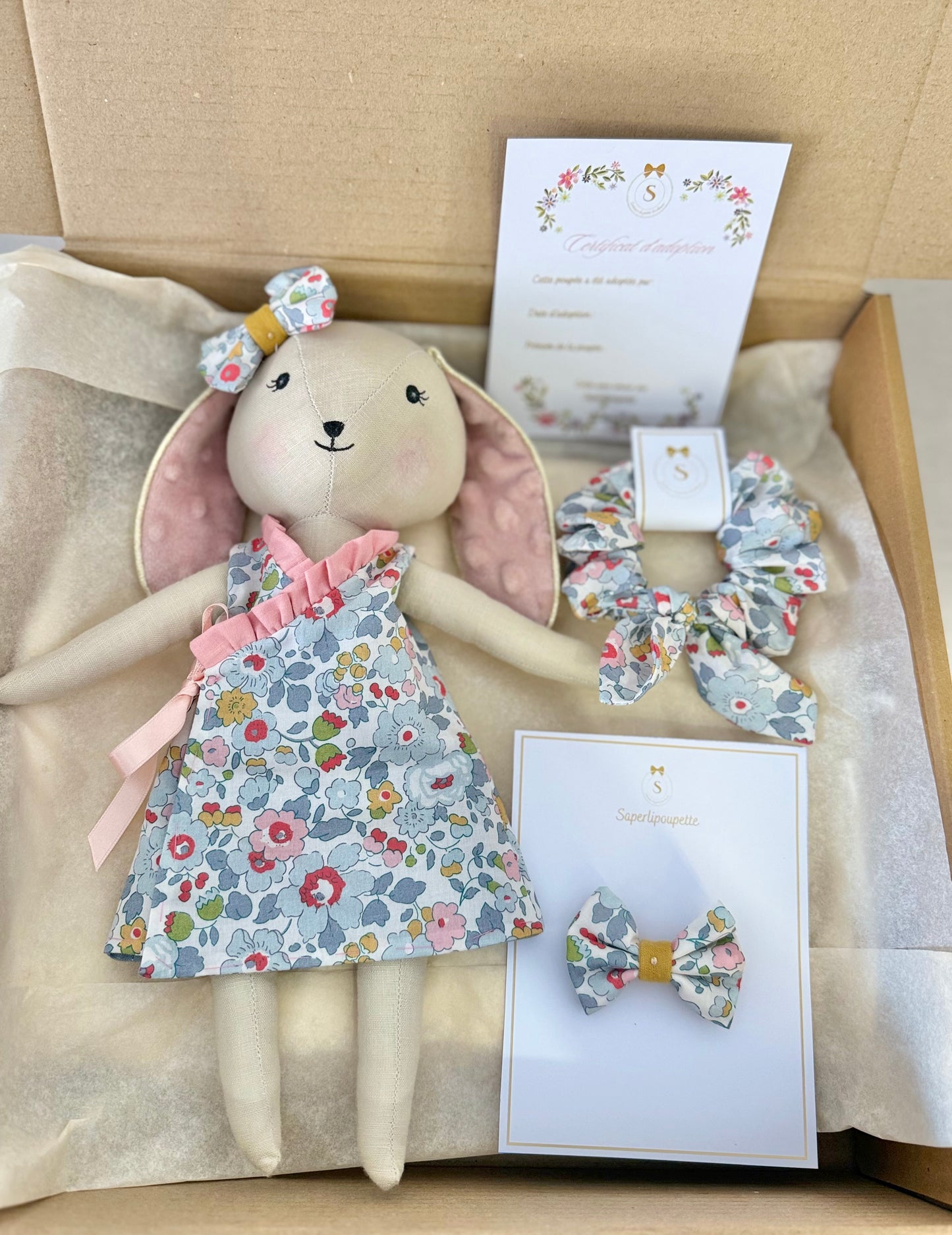 Coffret naissance - Lapine Léa (édition printanière)